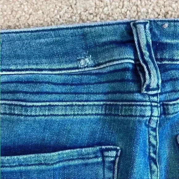 Allsaints biker distressed jeans in size 26 - Picture 5 of 6